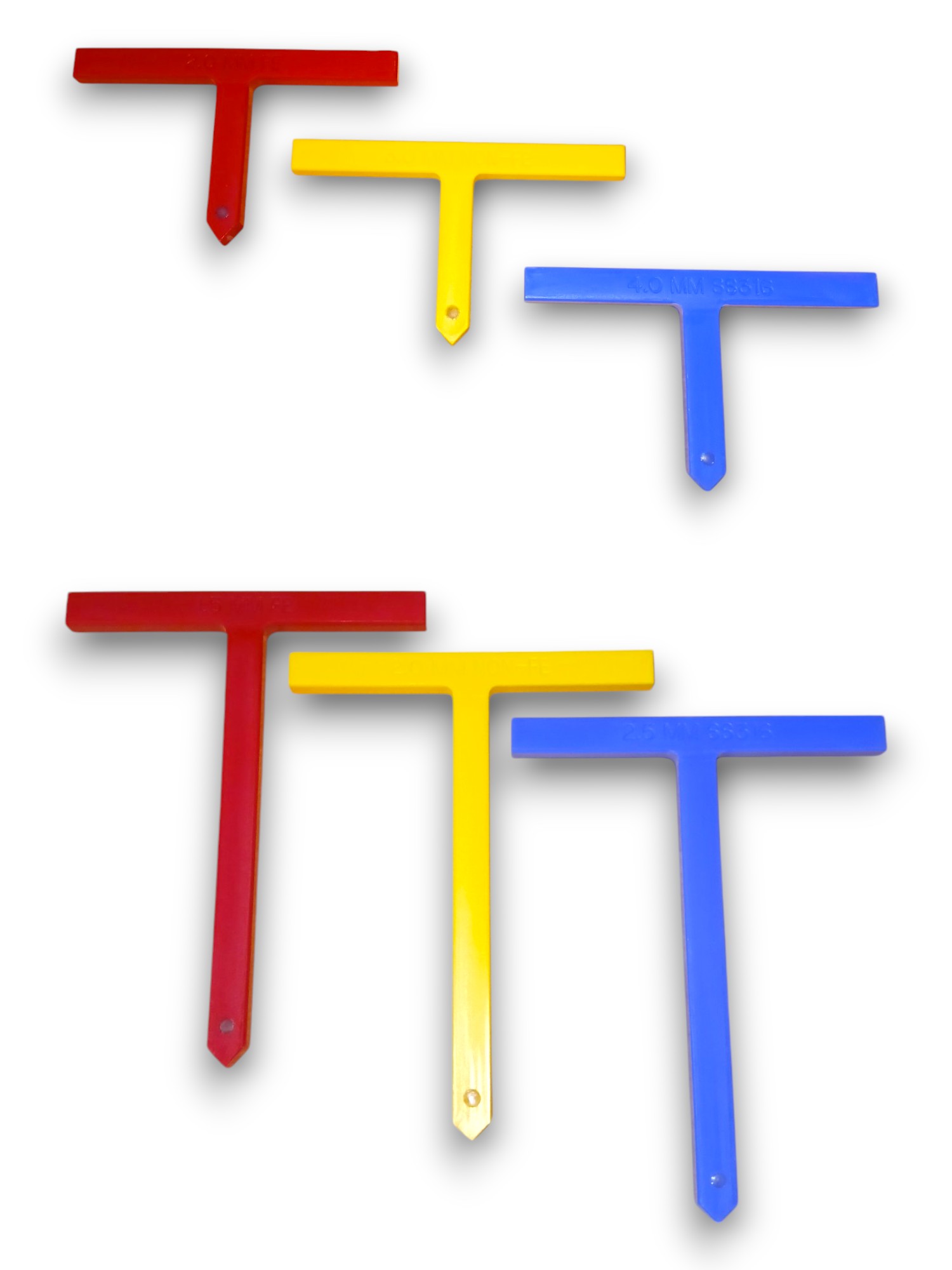 Metal Detector Test Wands - T-Shaped